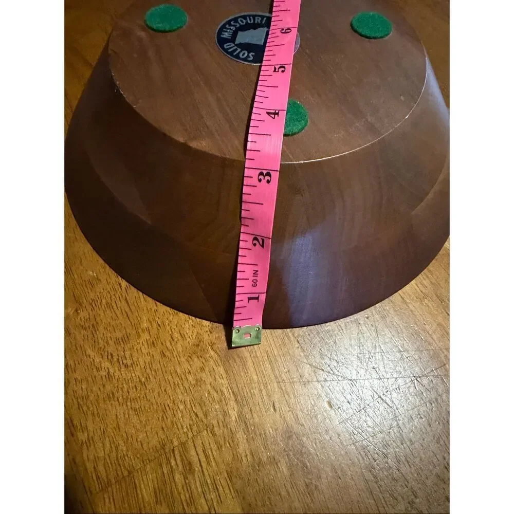 Vintage Solid Burl Walnut 9
